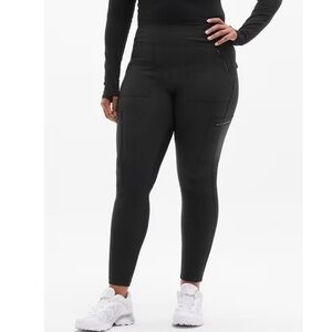 ATHLETA Headlands Hybrid High Rise Cargo Leggings Outdoor Athletic